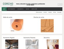 Tablet Screenshot of corchocenter.com